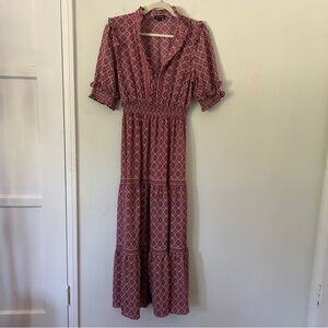Max Edition Red Puff Sleeve Sundress